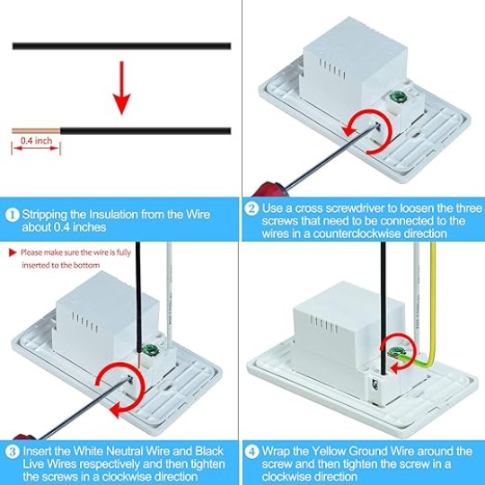USB Outlet with Nightlight,15 Amp Electrical Outlet Guide Light,4.2A High Speed Duplex Receptacle Electrical AC Wall Sockets, Auto Nightlight Sensor and Wall Plates (White,10 Pack)