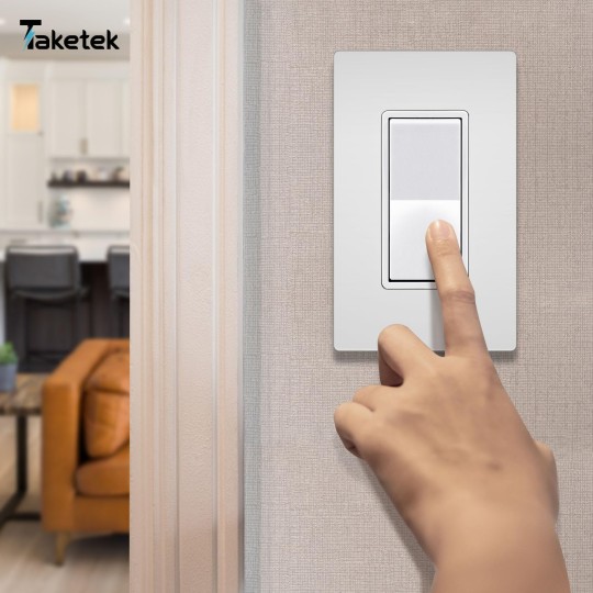 Screwless Decorator Wall Plate,Child Safe Outlet Cover, Unbreakable Polycarbonate Thermoplastic, Standard Size, Glossy, White, 100 Pack
